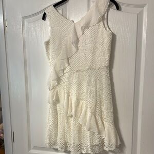 BCBGirls White Textured Dress